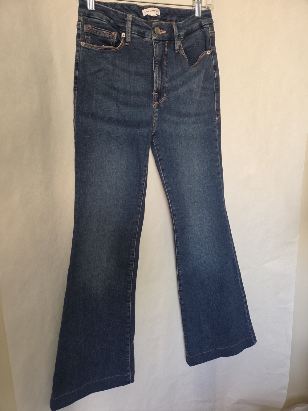 Good American Good Legs Flare Jeans Size 6/28
